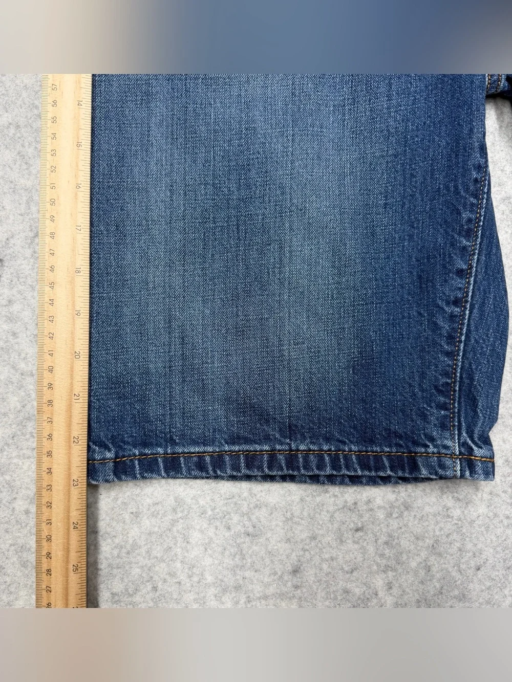 Levi's 569 Loose Straight Denim Shorts Mens W32 Medium Wash Blue Jorts Y2K Baggy